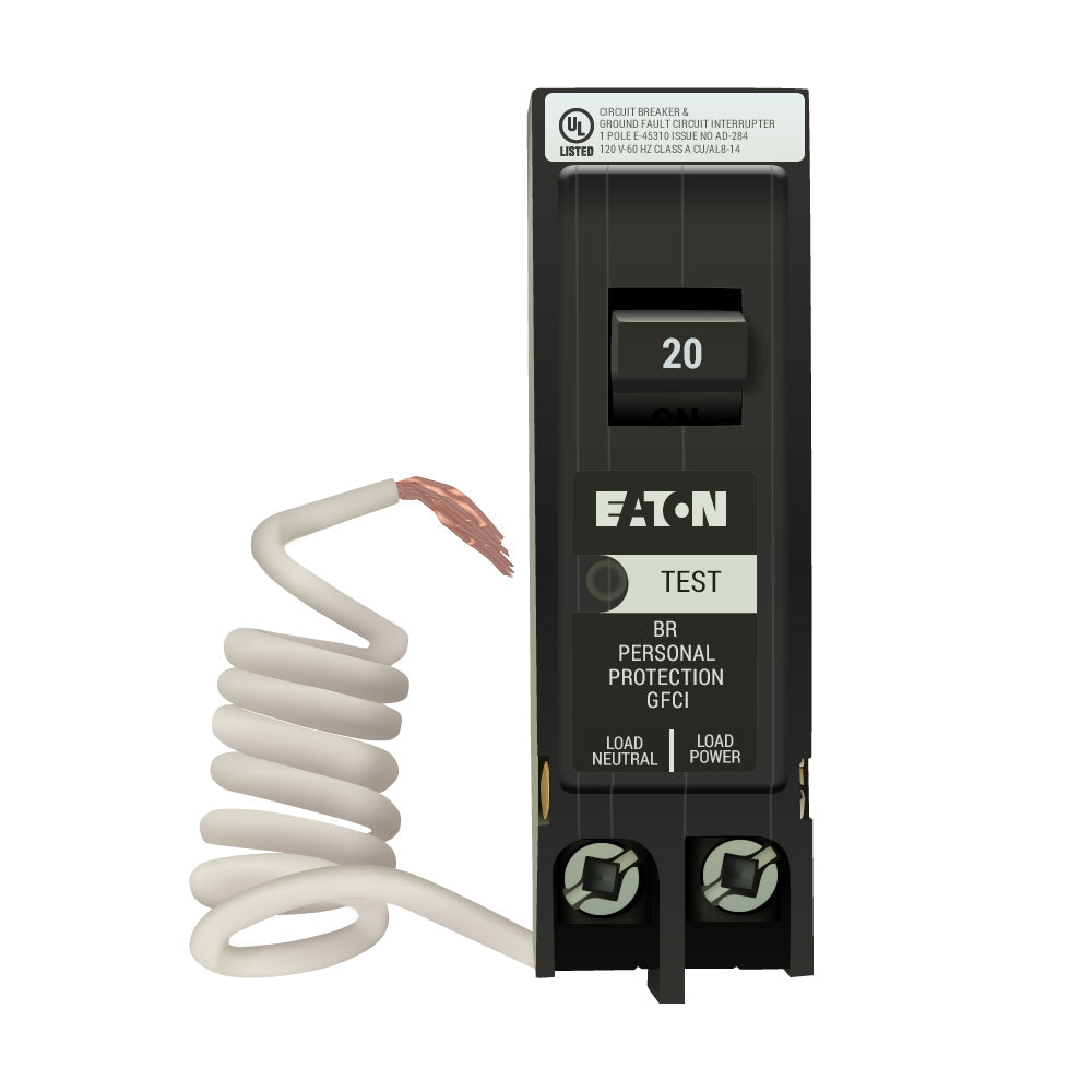 BRN115GF - Eaton - 15 Amp GFCI Circuit Breaker – SimplyBreakers.com