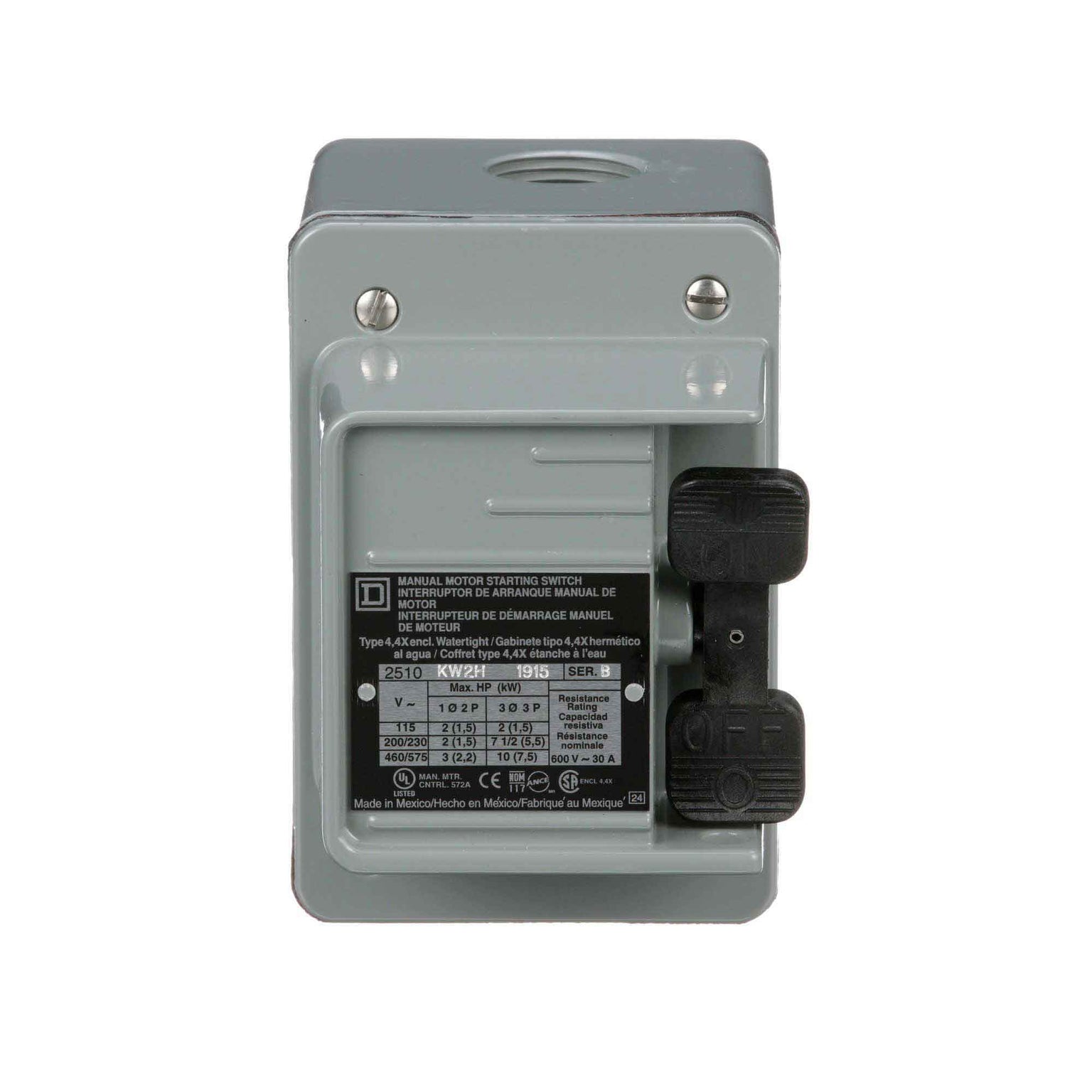 2510KW1H - Square D - Motor Starter