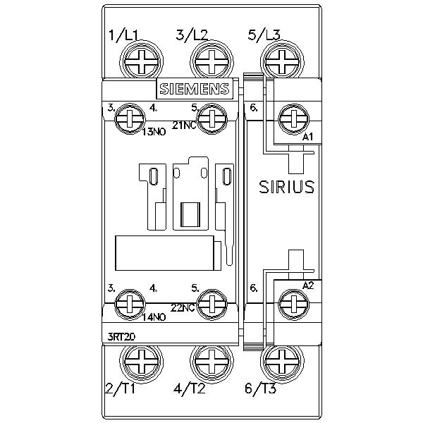 3RT2027-1AK60 - Siemens - Contactor