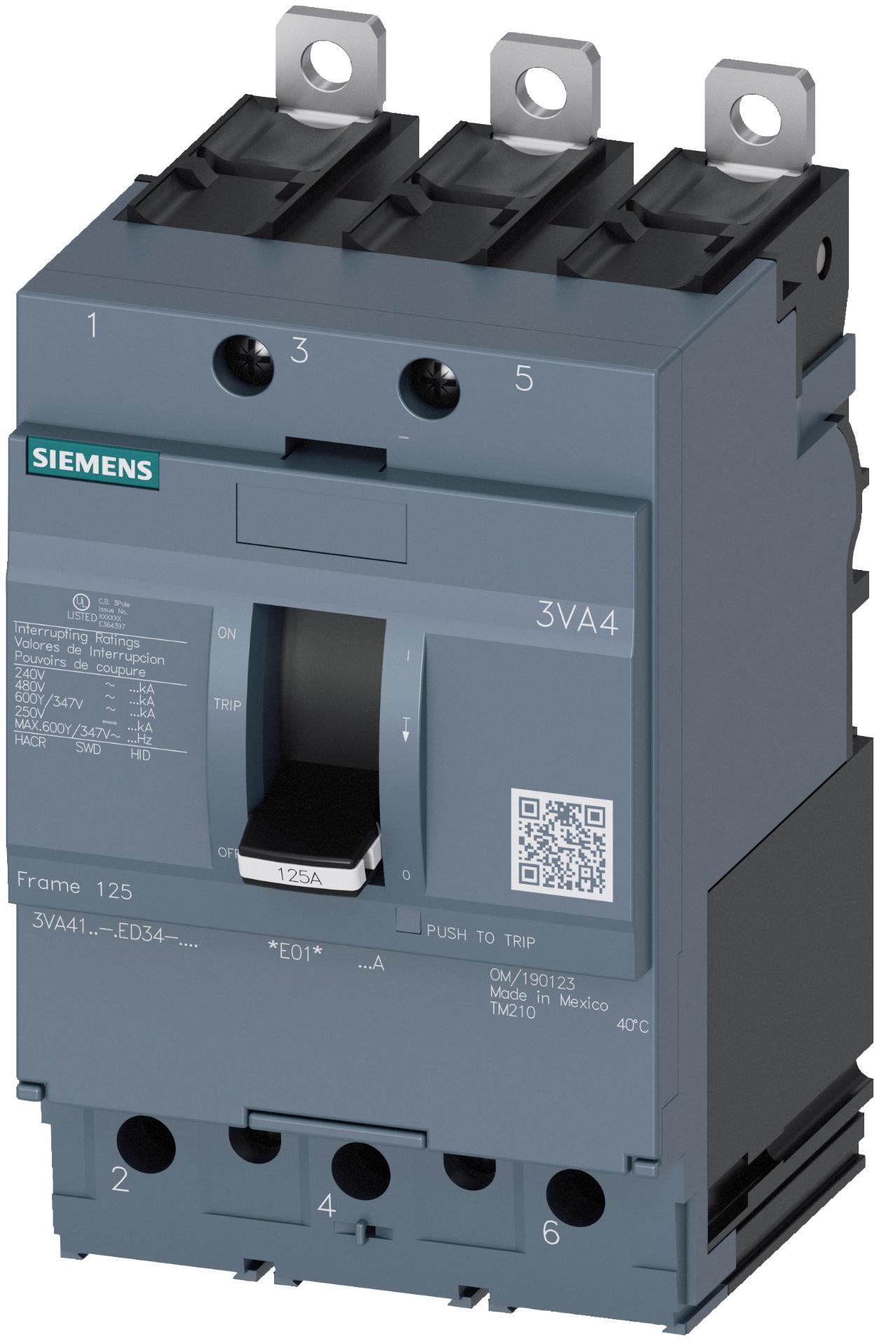 3VA4120-6ED34-0AA0 - Siemens - Molded Case Circuit Breaker