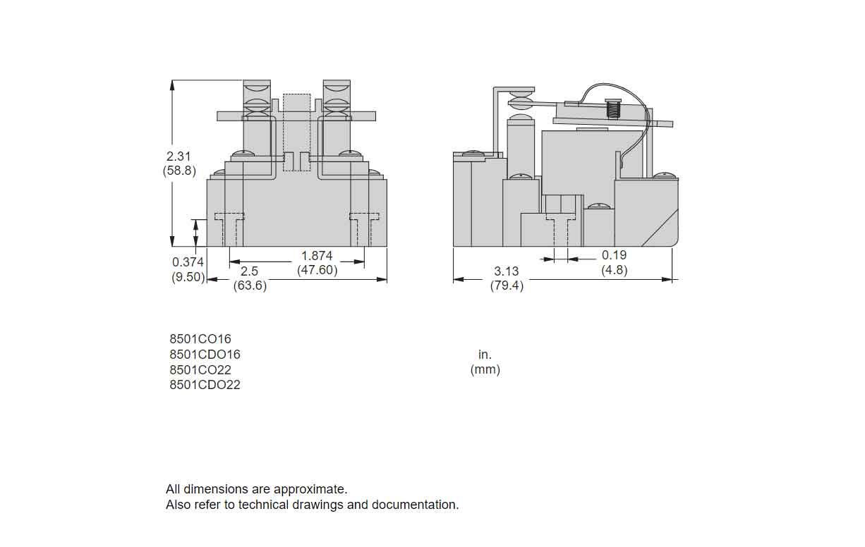 8501CO16V04 - Square D - Motor Control Part And Accessory