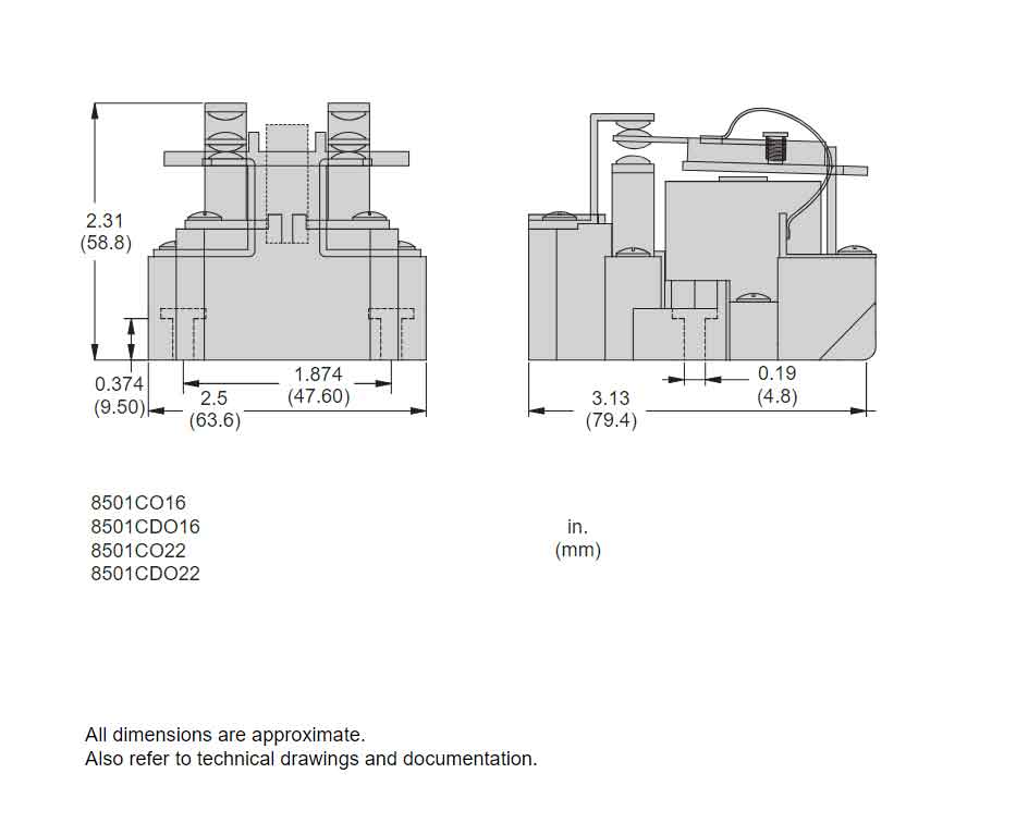 8501CO16V14 - Square D - Motor Control Part And Accessory