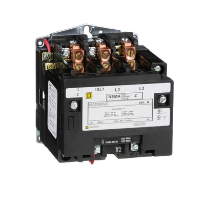 8502SDO2V02S - Square D 45 Amp 3 Pole 600 Volt Magnetic Contactor