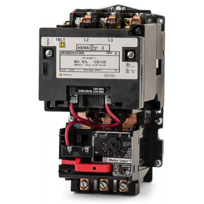 8536SDO1V02H30S - Square D 45 Amp 3 Pole 120 Volt Motor Starter