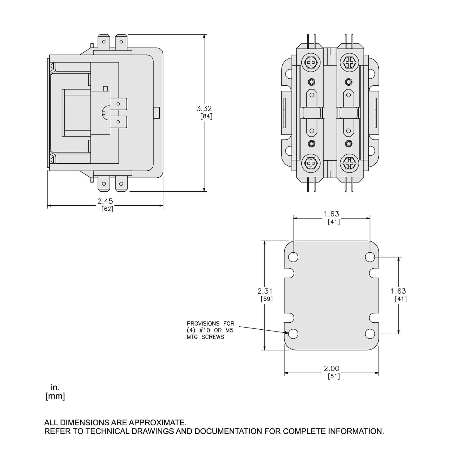 8910DP12V02 - Square D - Definite Purpose Contactor