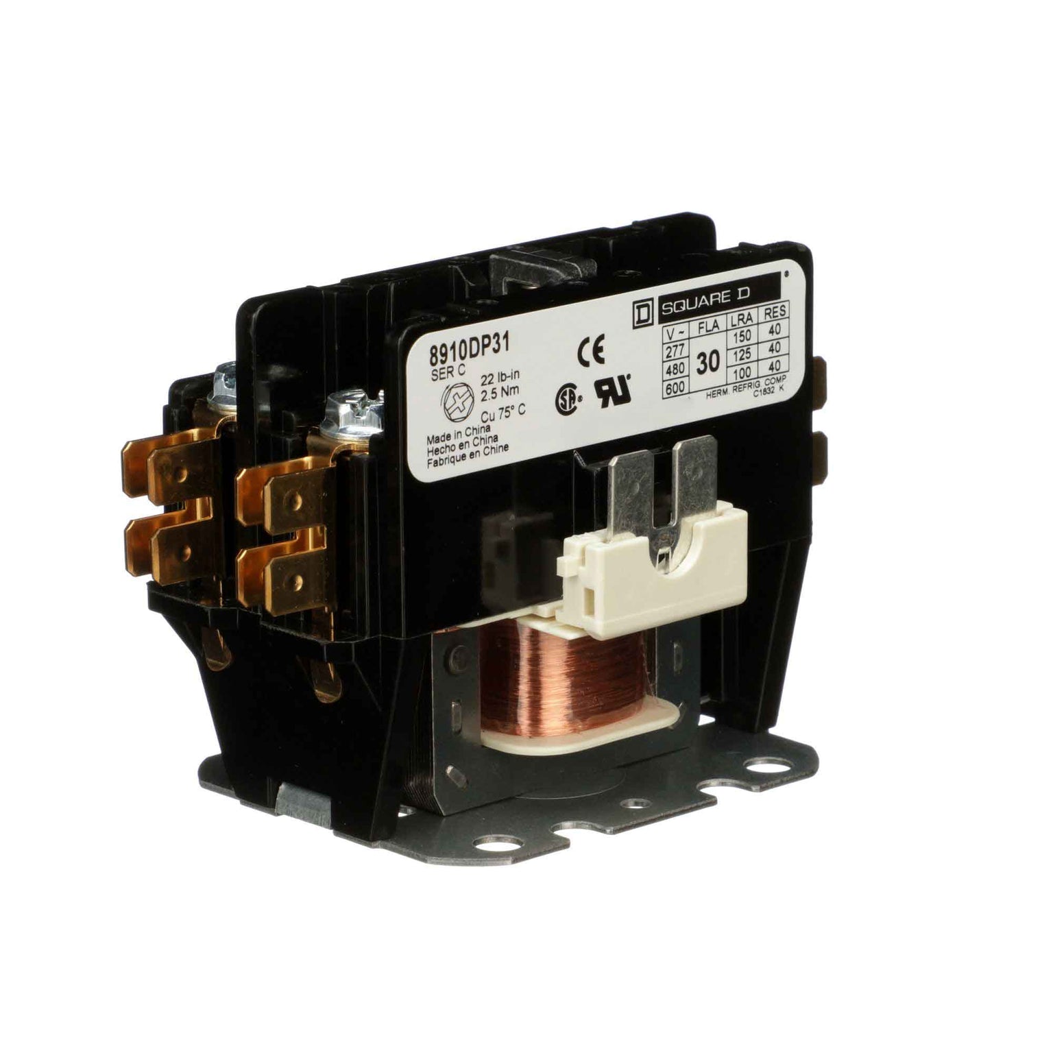 8910DP31V02 - Square D - Definite Purpose Contactor