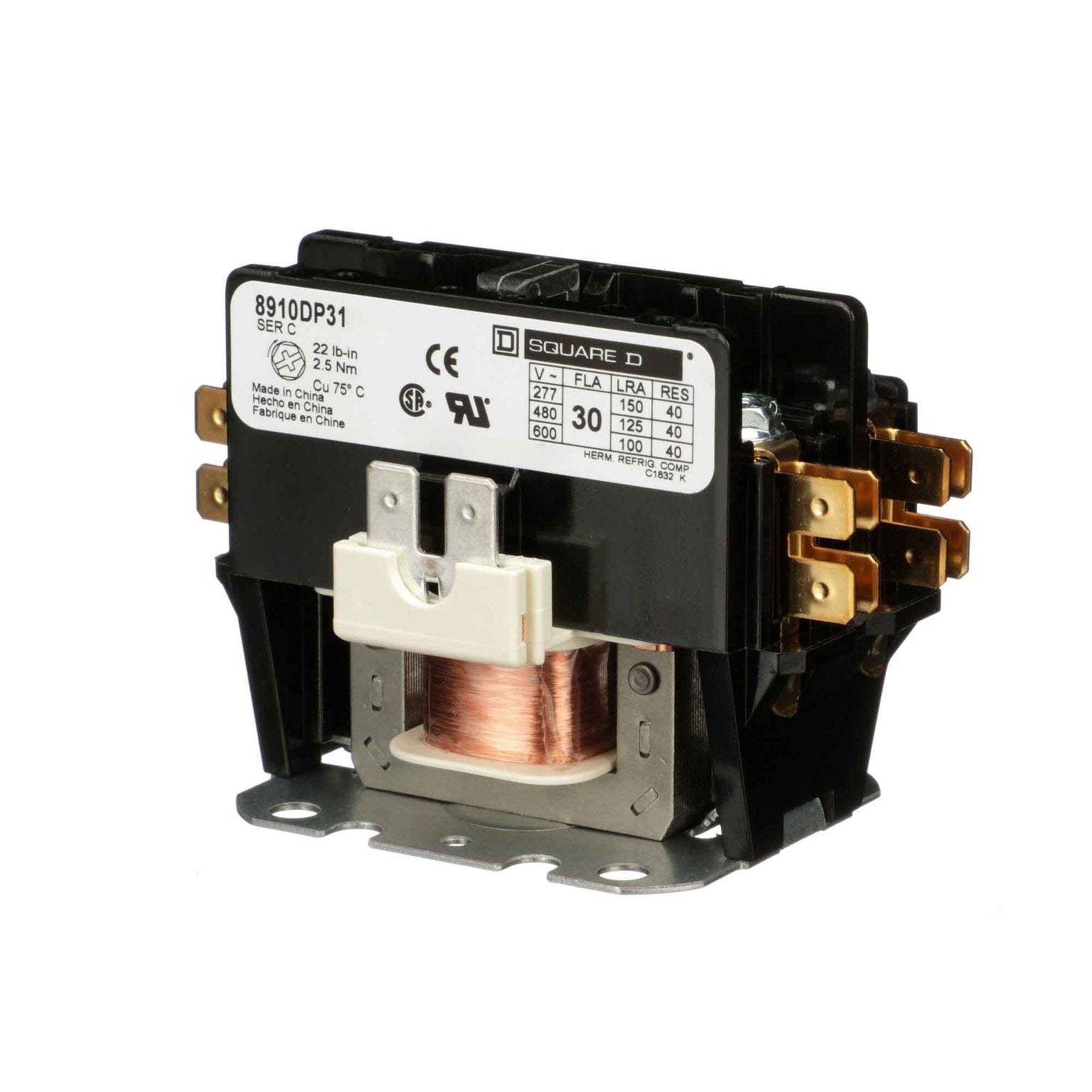 8910DP31V02 - Square D - Definite Purpose Contactor