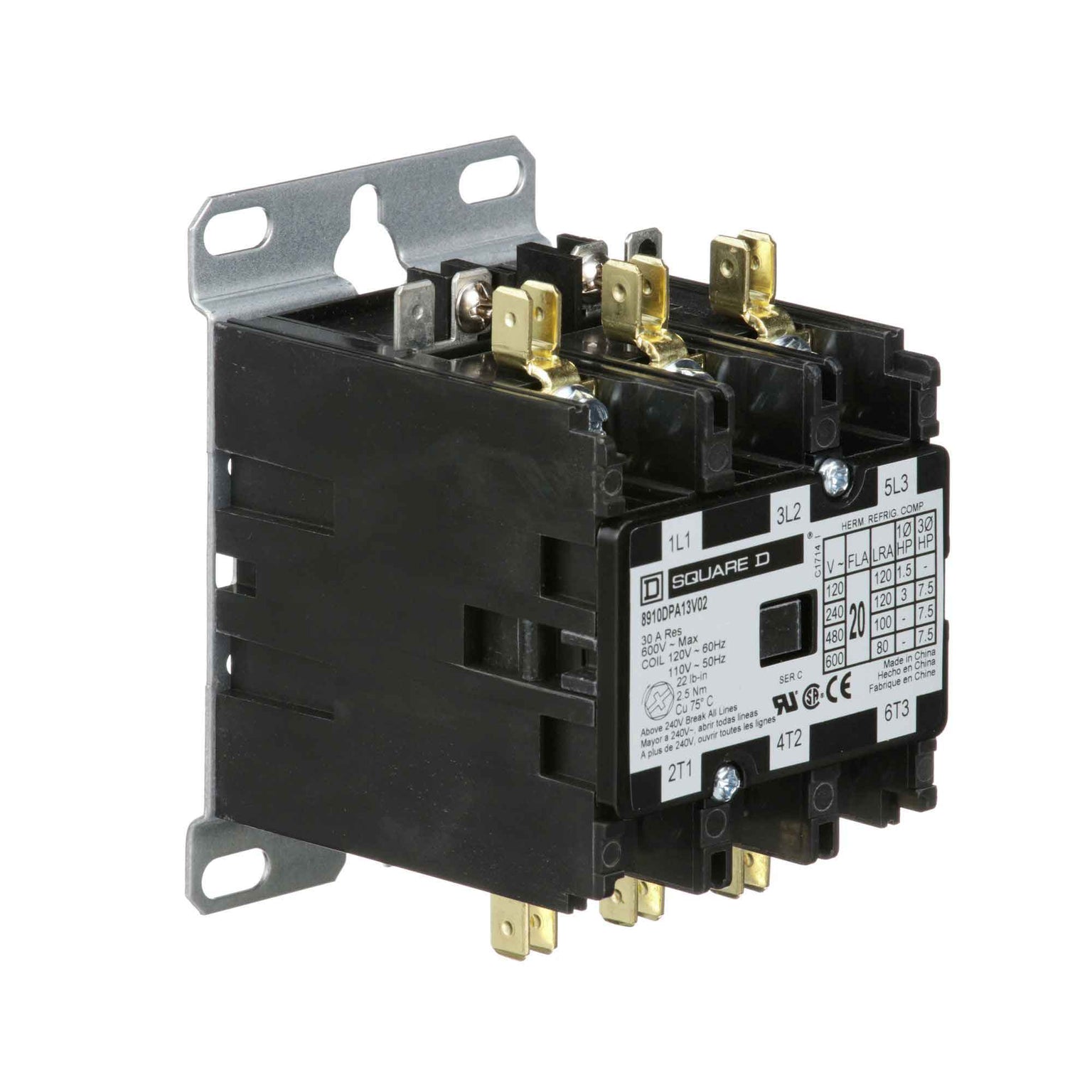 8910DPA13V09 - Square D - Definite Purpose Contactor