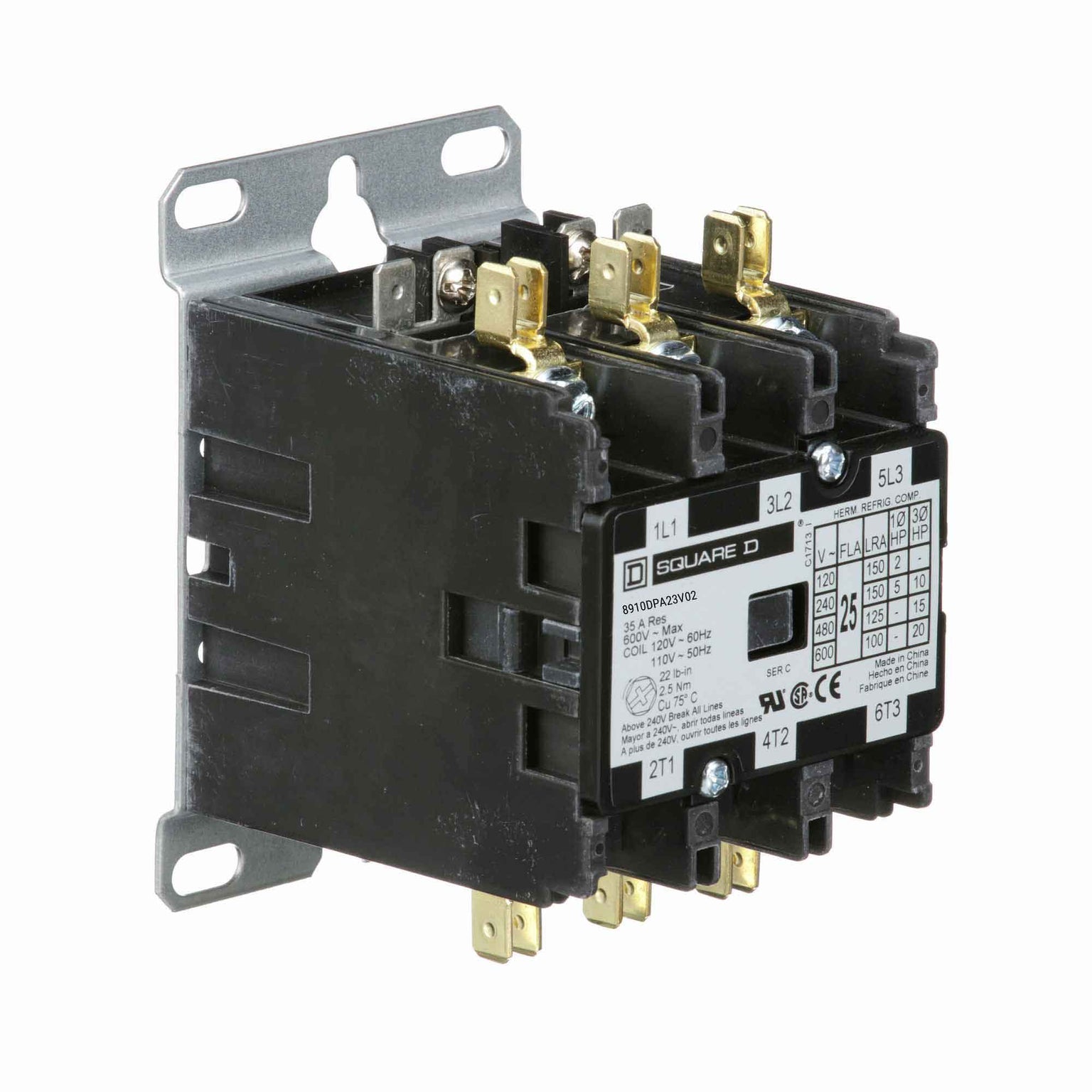 8910DPA23V02 - Square D - Definite Purpose Contactor