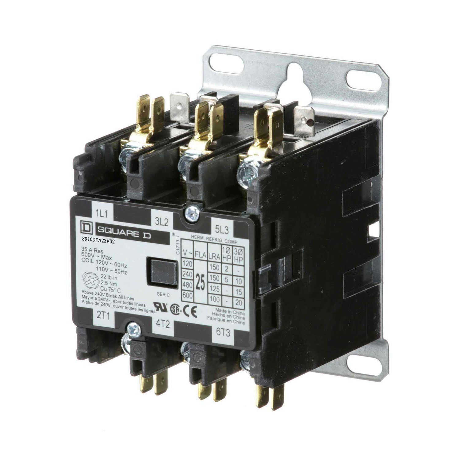 8910DPA23V02 - Square D - Definite Purpose Contactor