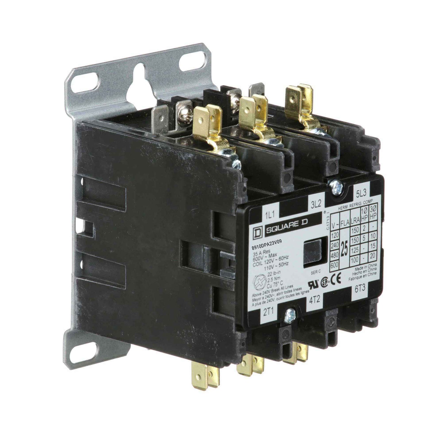 8910DPA23V09 - Square D - Definite Purpose Contactor