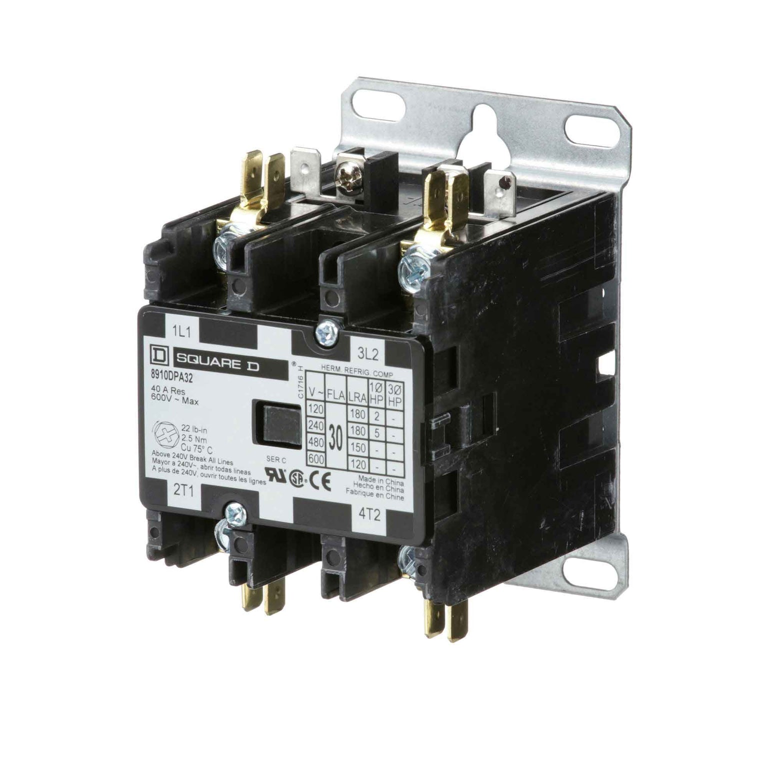 8910DPA32V04 - Square D - Definite Purpose Contactor