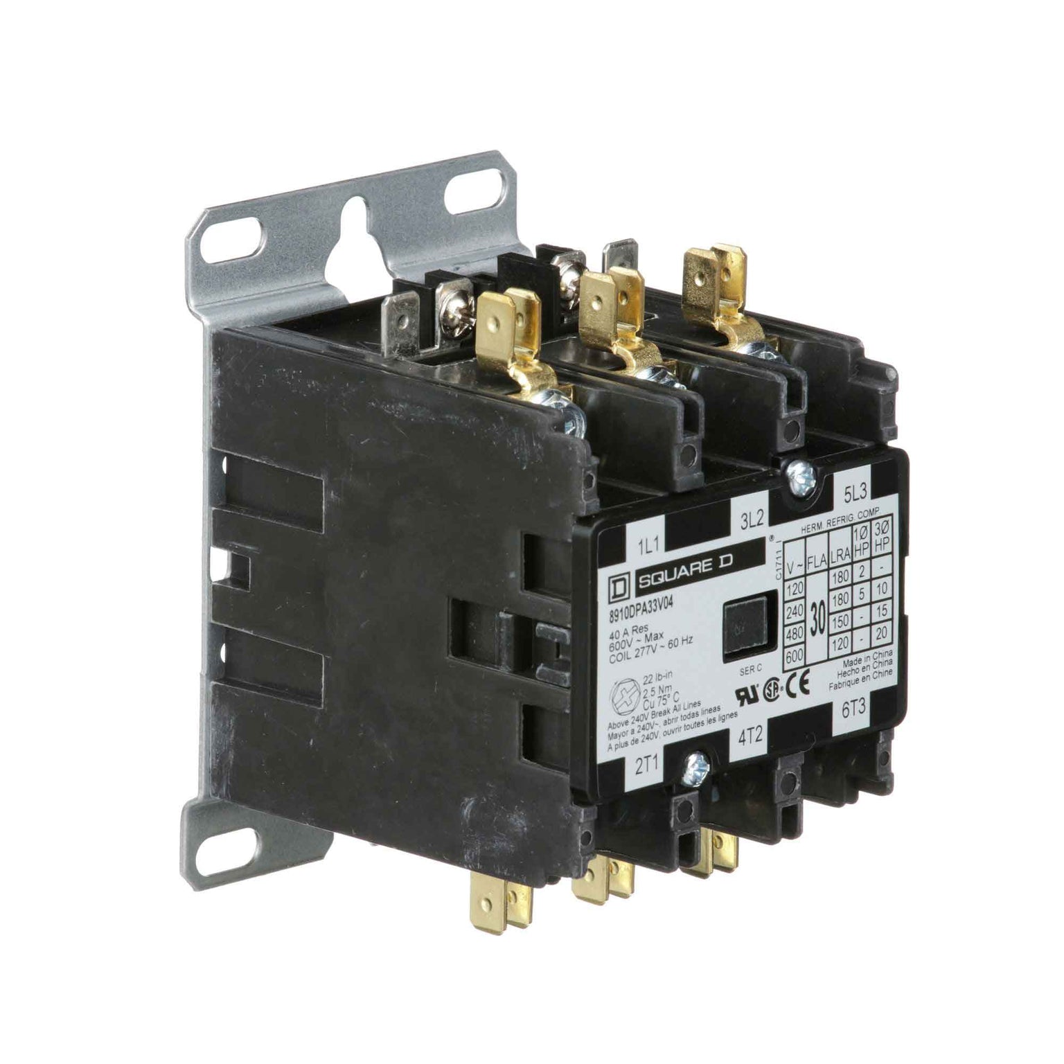 8910DPA33V04 - Square D - Definite Purpose Contactor