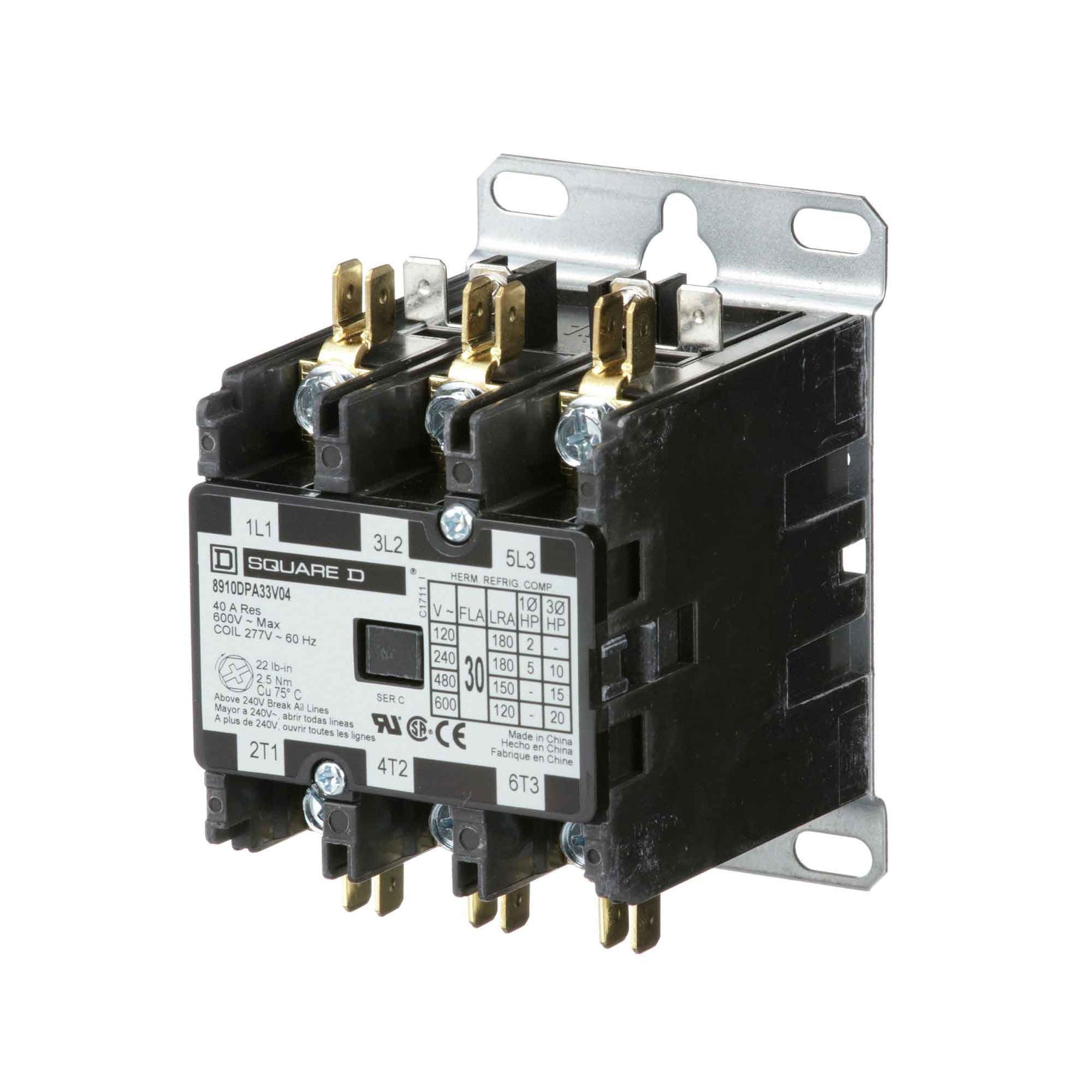 8910DPA33V04 - Square D - Definite Purpose Contactor