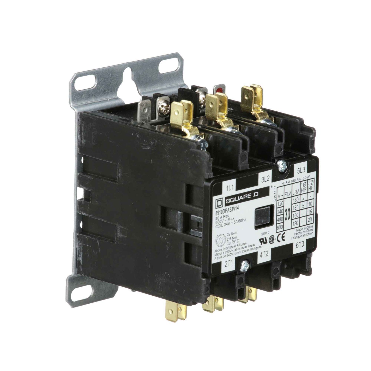 8910DPA33V14 - Square D - Definite Purpose Contactor