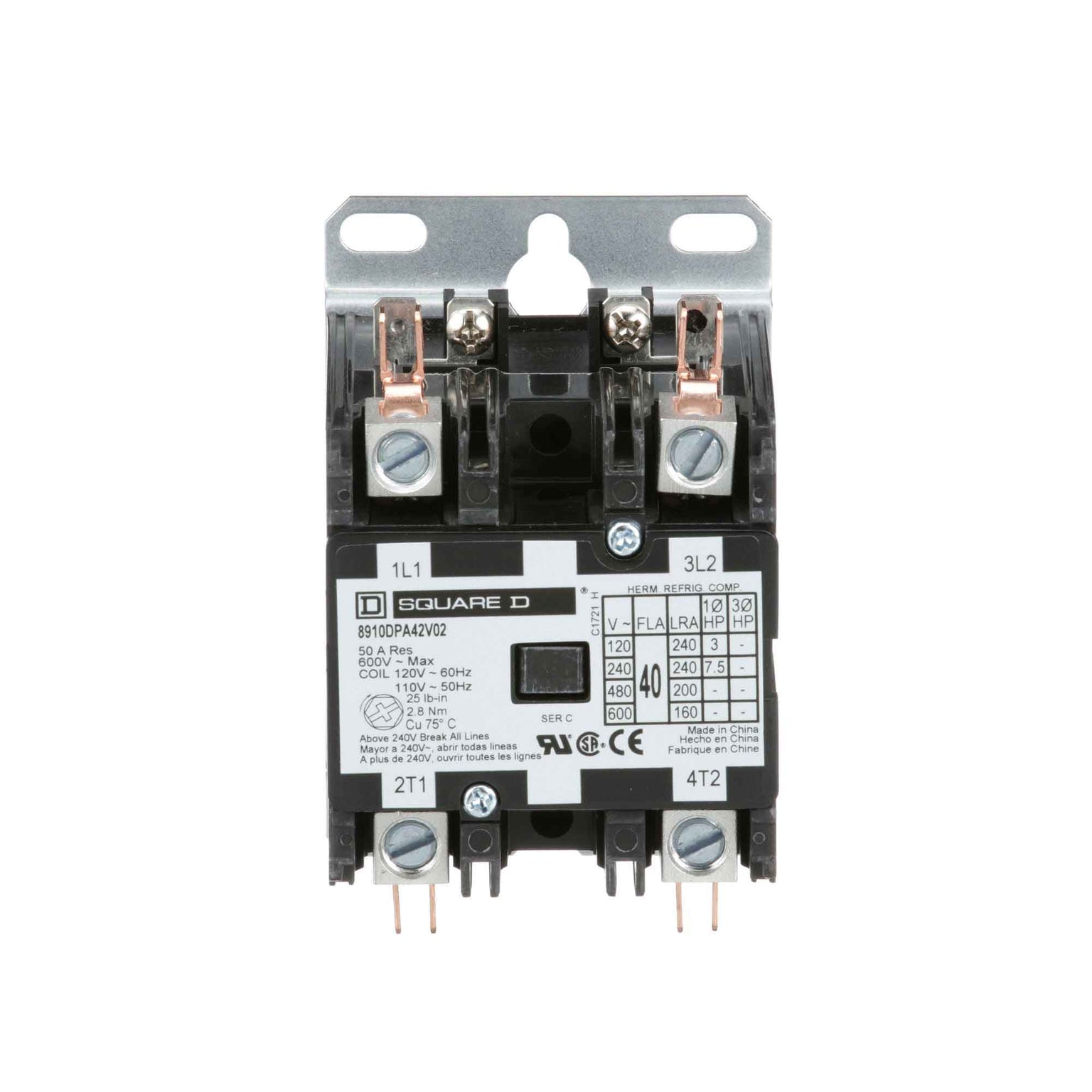 8910DPA42V02 - Square D - Definite Purpose Contactor