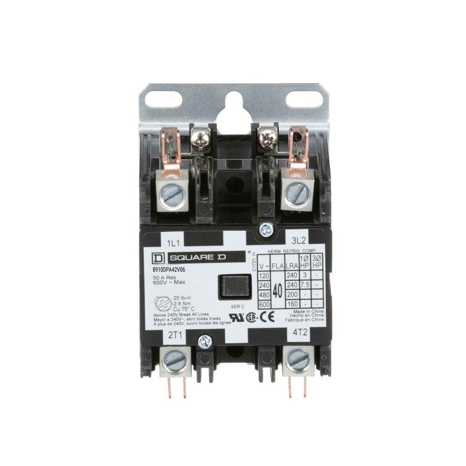 8910DPA42V06 - Square D - Definite Purpose Contactor