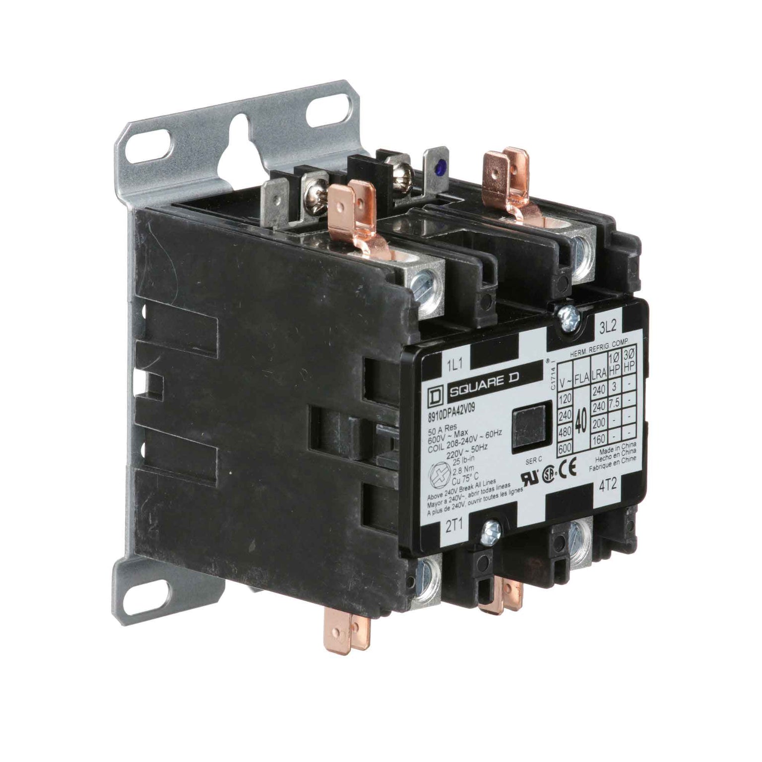 8910DPA42V09 - Square D - Definite Purpose Contactor