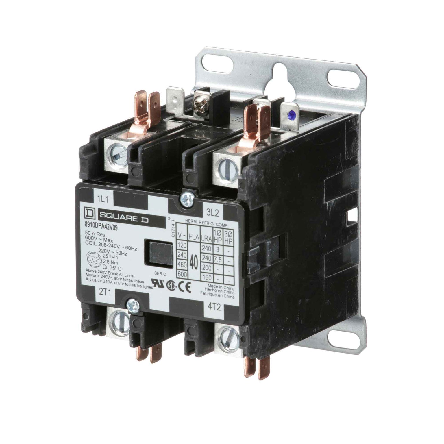 8910DPA42V09 - Square D - Definite Purpose Contactor