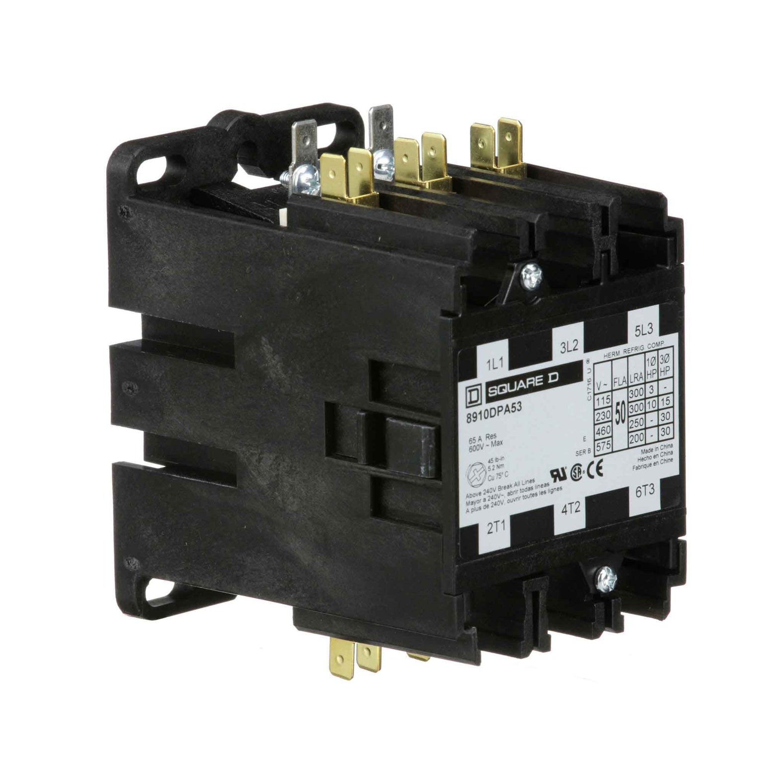 8910DPA53V14 - Square D - Definite Purpose Contactor