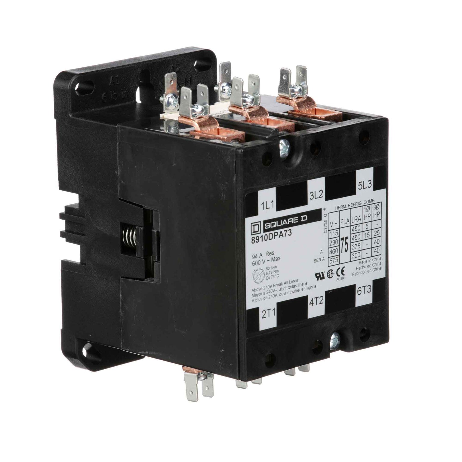 8910DPA73V02 - Square D - Definite Purpose Contactor