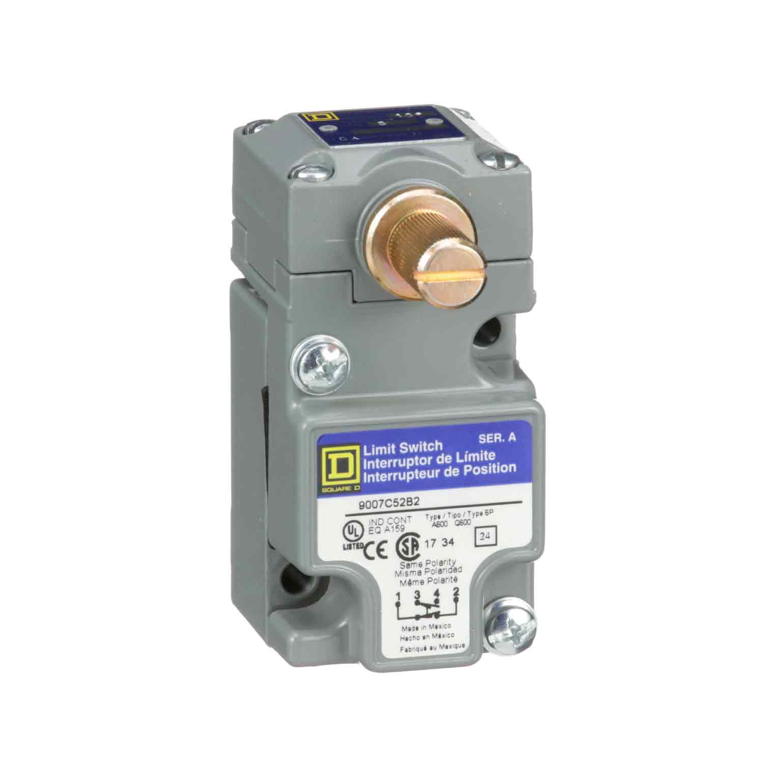 9007C52B2 - Square D Heavy Duty NEMA Limit Switch