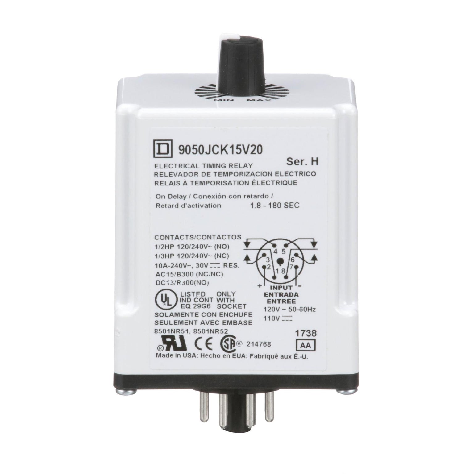 9050JCK15V20 - Square D
 - Automation Relay