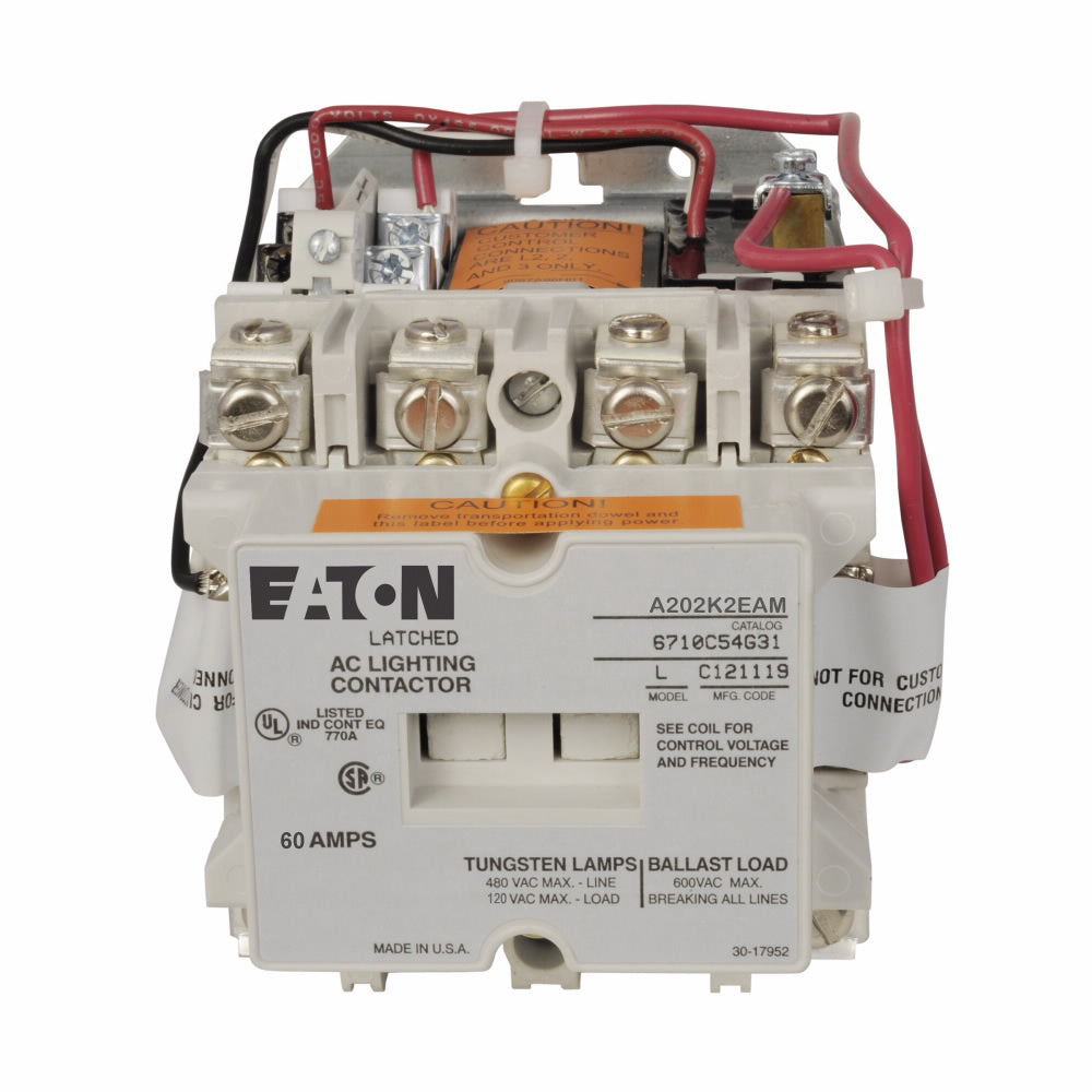 A202K2EAM - Eaton Cutler-Hammer 60 Amp 5 Pole 120 Volt Magnetic Contactor