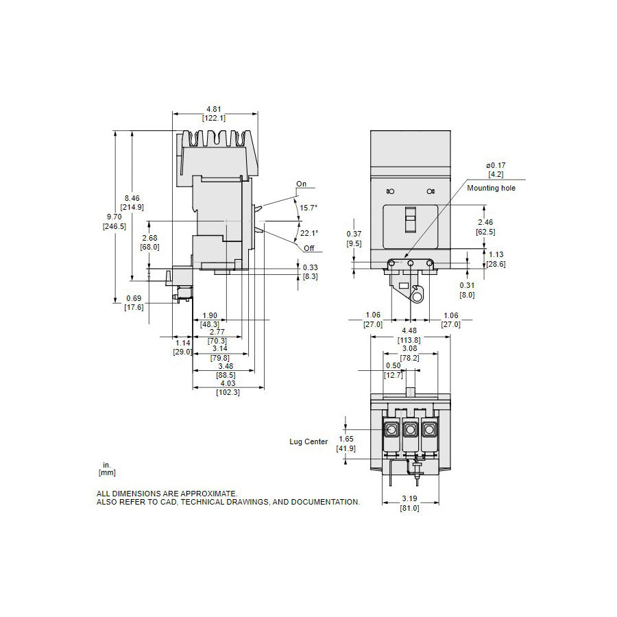 BDA36070 - Square D - Molded Case Circuit Breaker