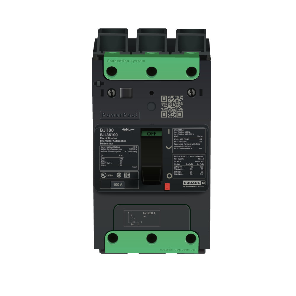 BJL36100 - Square D - Molded Case Circuit Breakers