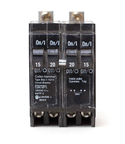 BQLT-15-220 - Commander Quad 15/20/20/15 amp Bolt-On Circuit Breaker