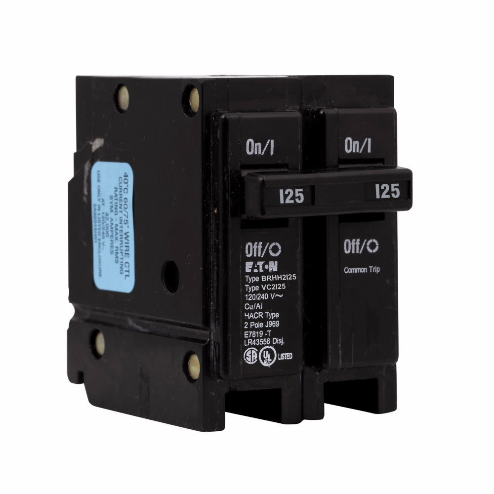 BRHH2125 - Eaton - 125 Amp Molded Case Circuit Breaker