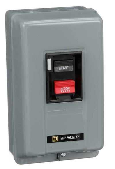 2510MBG1 - Square D 9 Amp 2 Pole 600 Volt Electric Motor Starters