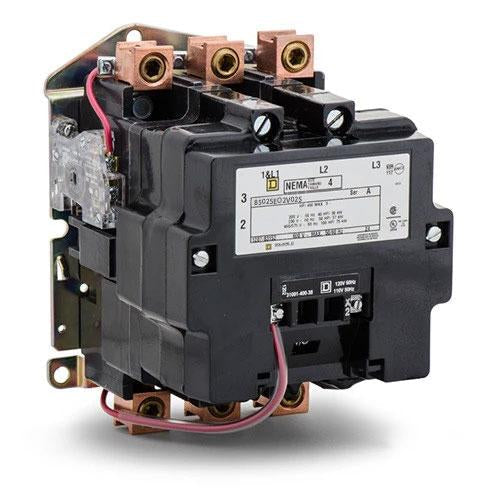 8502SEO2V02S - Square D 90 Amp 3 Pole 600 Volt Non-Reversing Contactor