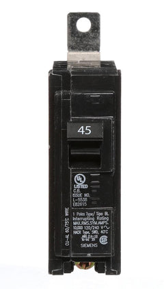 B145 - Siemens 45 Amp Single Pole Bolt-On Circuit Breaker