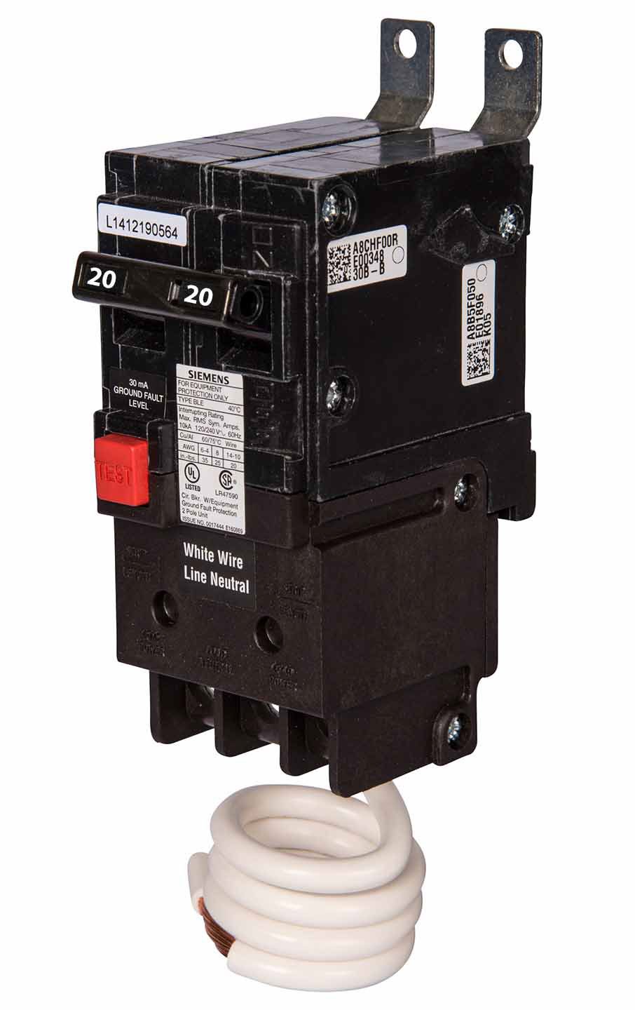 BE220H - Siemens - 20 Amp Molded Case Circuit Breaker