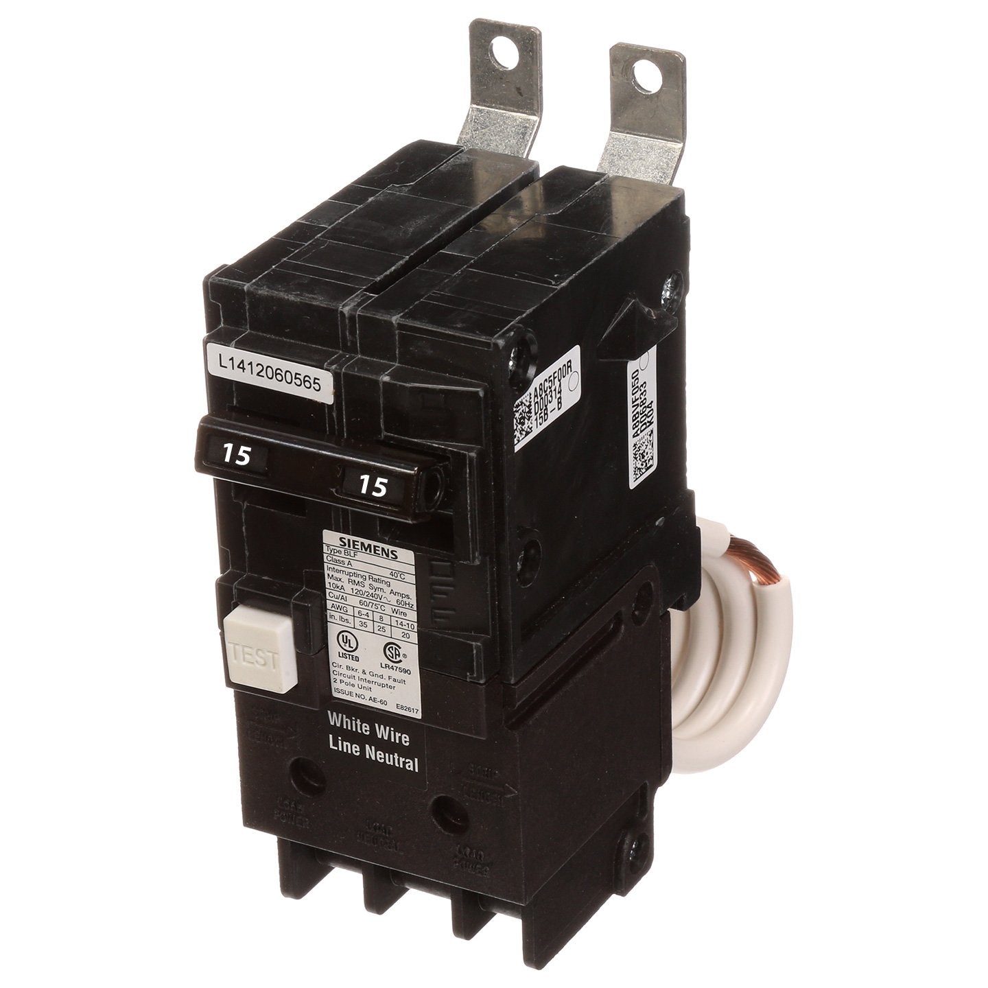 BF215 - Siemens - 15 Amp GFCI Circuit Breaker