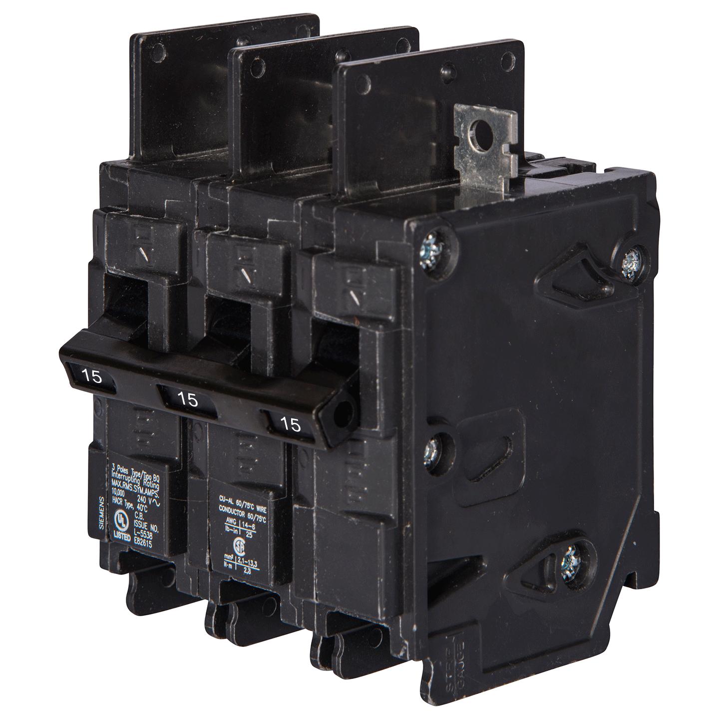 BQ3B015 - Siemens - 15 Amp Circuit Breaker