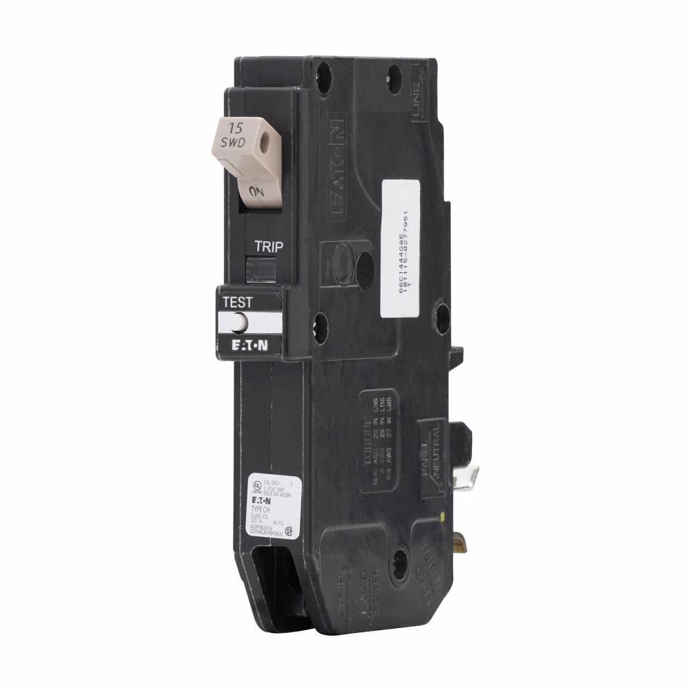 CHFN115GF - Eaton - 15 Amp GFCI Circuit Breaker