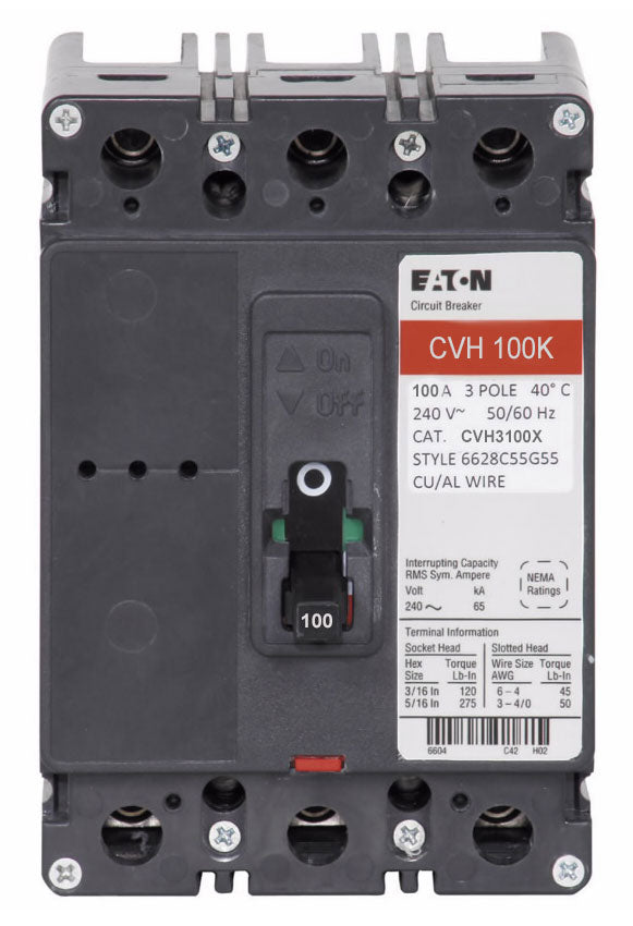 CVH3100X - Eaton - Molded Case Circuit Breaker