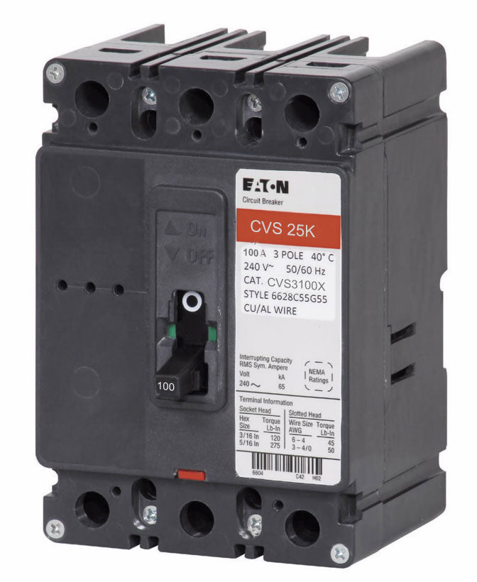 CVS3100X - Eaton - Molded Case Circuit Breaker