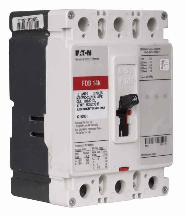 FDB3010L - Eaton - Molded Case Circuit Breaker