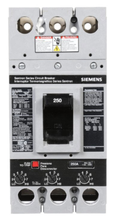 HHFXD63B250L - Siemens - Molded Case Circuit Breaker