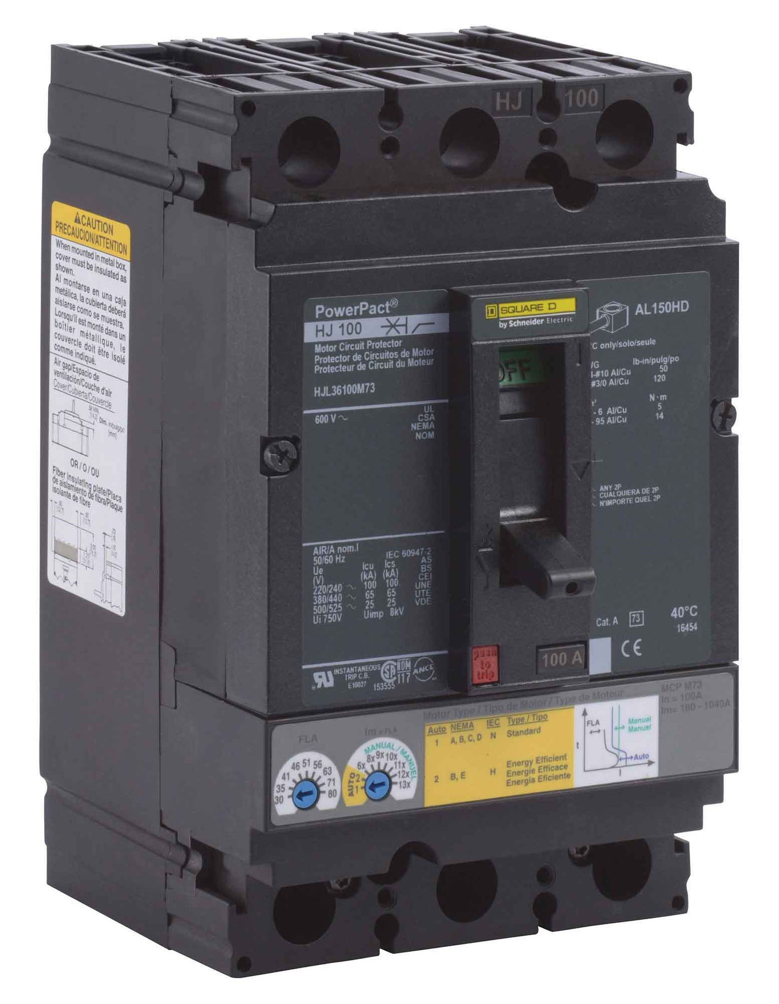 HJL36100M73 - Square D - Molded Case Circuit Breaker