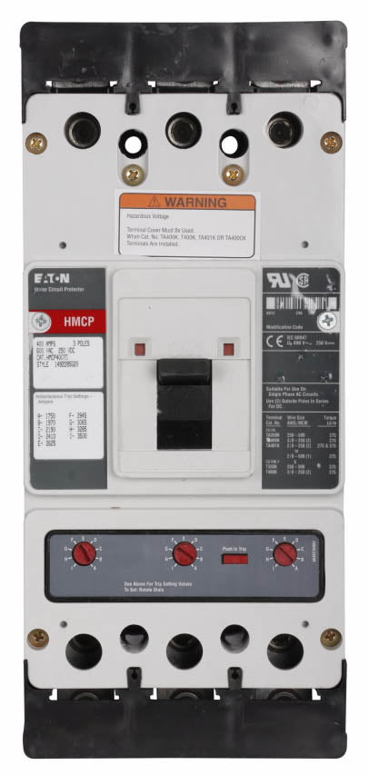 HMCP400G5 - Eaton Molded Case Circuit Breakers