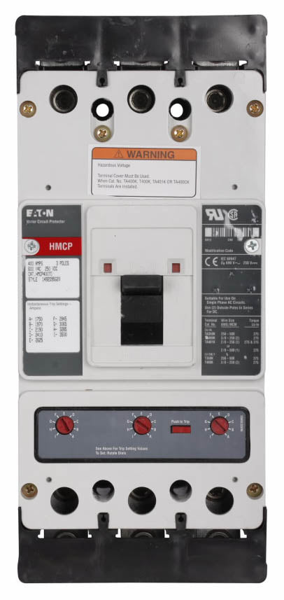 HMCP400J5W - Eaton Molded Case Circuit Breakers