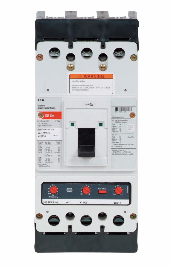 KD3350Y - Eaton Molded Case Circuit Breakers