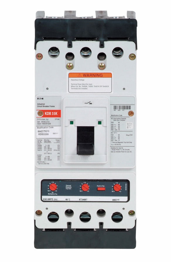 KDB3250 - Eaton - Molded Case Circuit Breaker