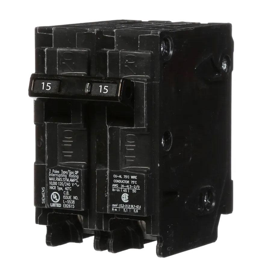 Q215 - Siemens - 15 Amp Circuit Breaker