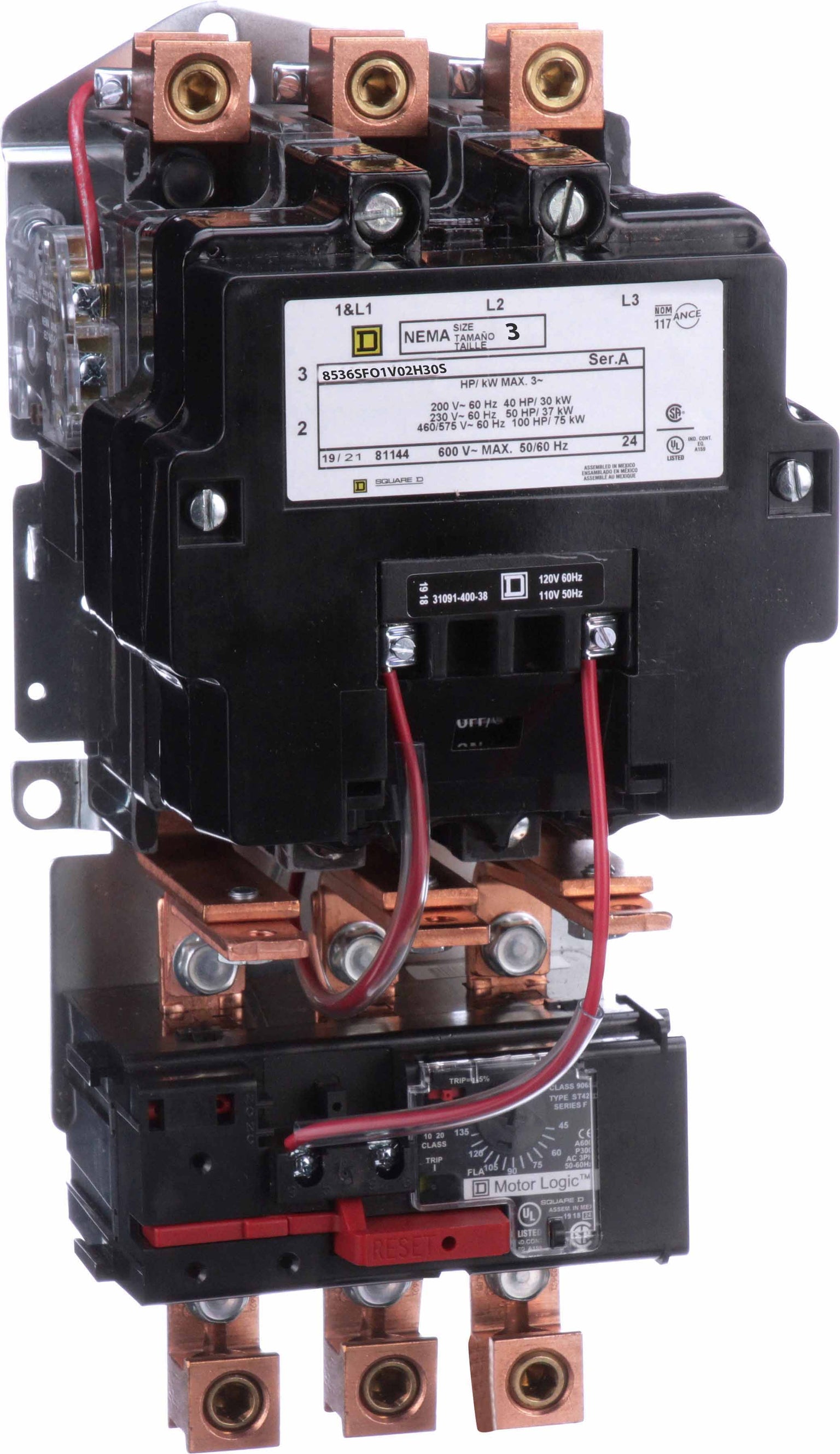 8536SFO1V02H30S - Square D - Electric Motor Starters